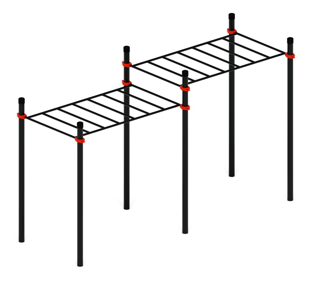 Воркаут 108 красный ВТ 12.19-01