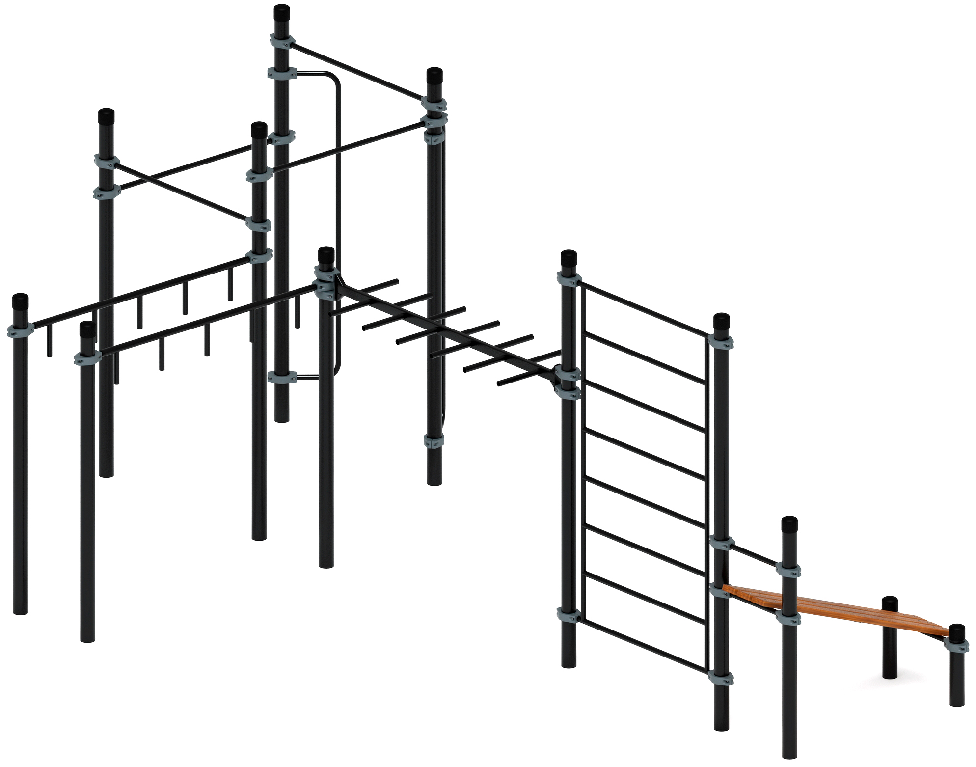 Воркаут ЛОВ 108 серый ВТ 102.14-03
