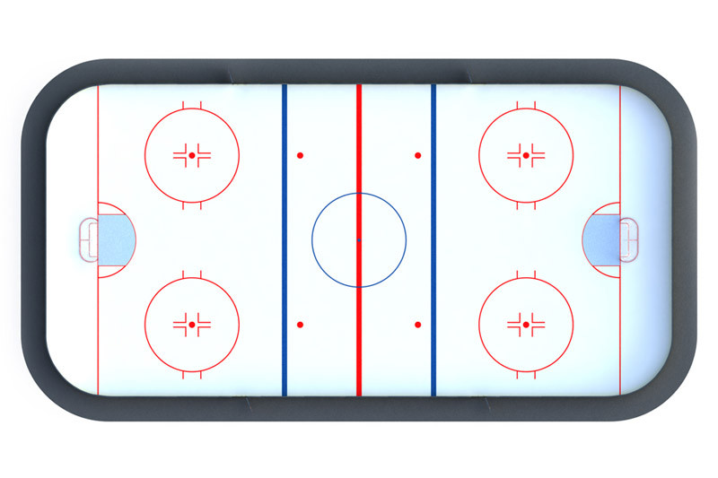 Хоккейная коробка R-3м. защитная сетка Н-1500мм за воротами ХОК-1.4