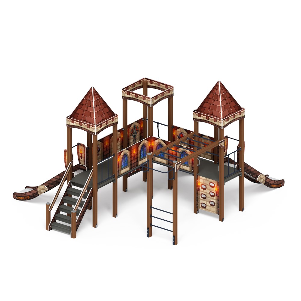 Замок (Средневековый) - ДИК 2.18.02-02 - Игровой комплекс H=1200