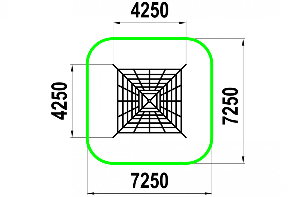Фигура для лазания "Пирамида" МФ-1.56