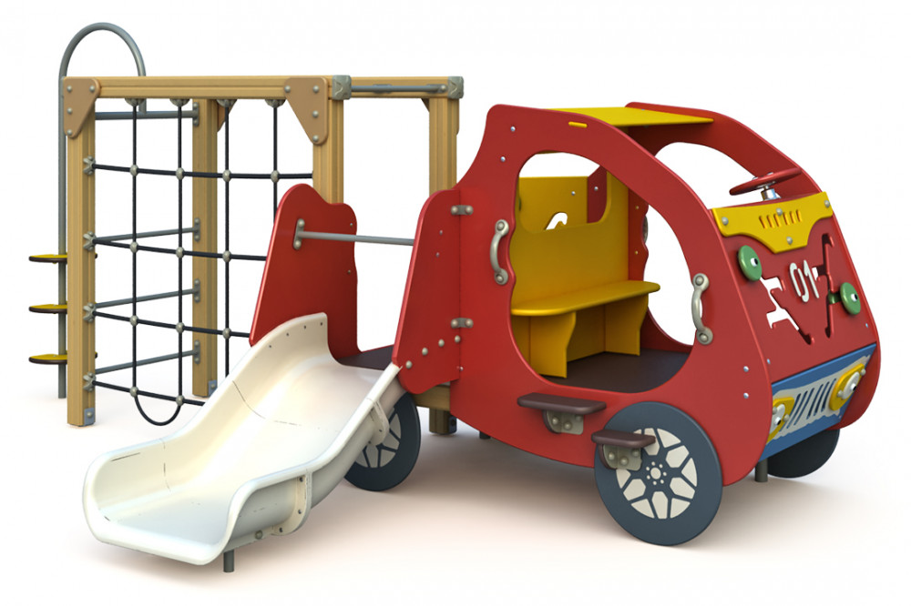 Машинка "Пожарная" со спорт ядром МФ-1.5