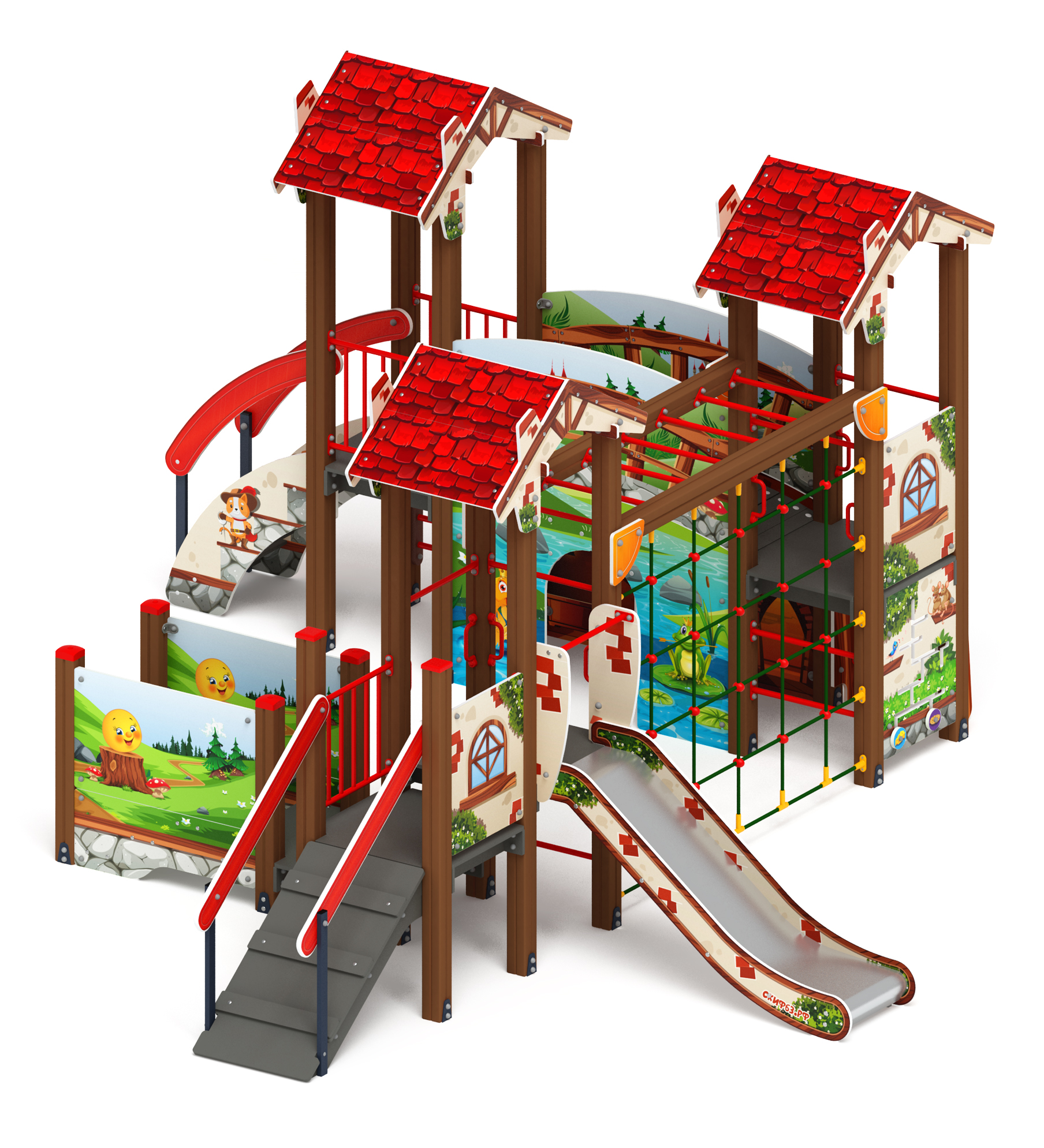 В гостях у сказки - ДИК 1.05.01-07.С - Игровой комплекс H=900