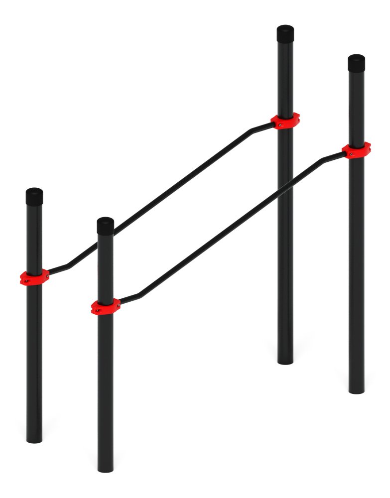 Воркаут ЛОВ 108 красный ВТ 102.03-01