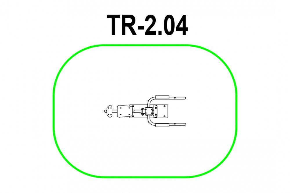 Тренажер двойной «Жим ногами - брусья» ТР-2.04