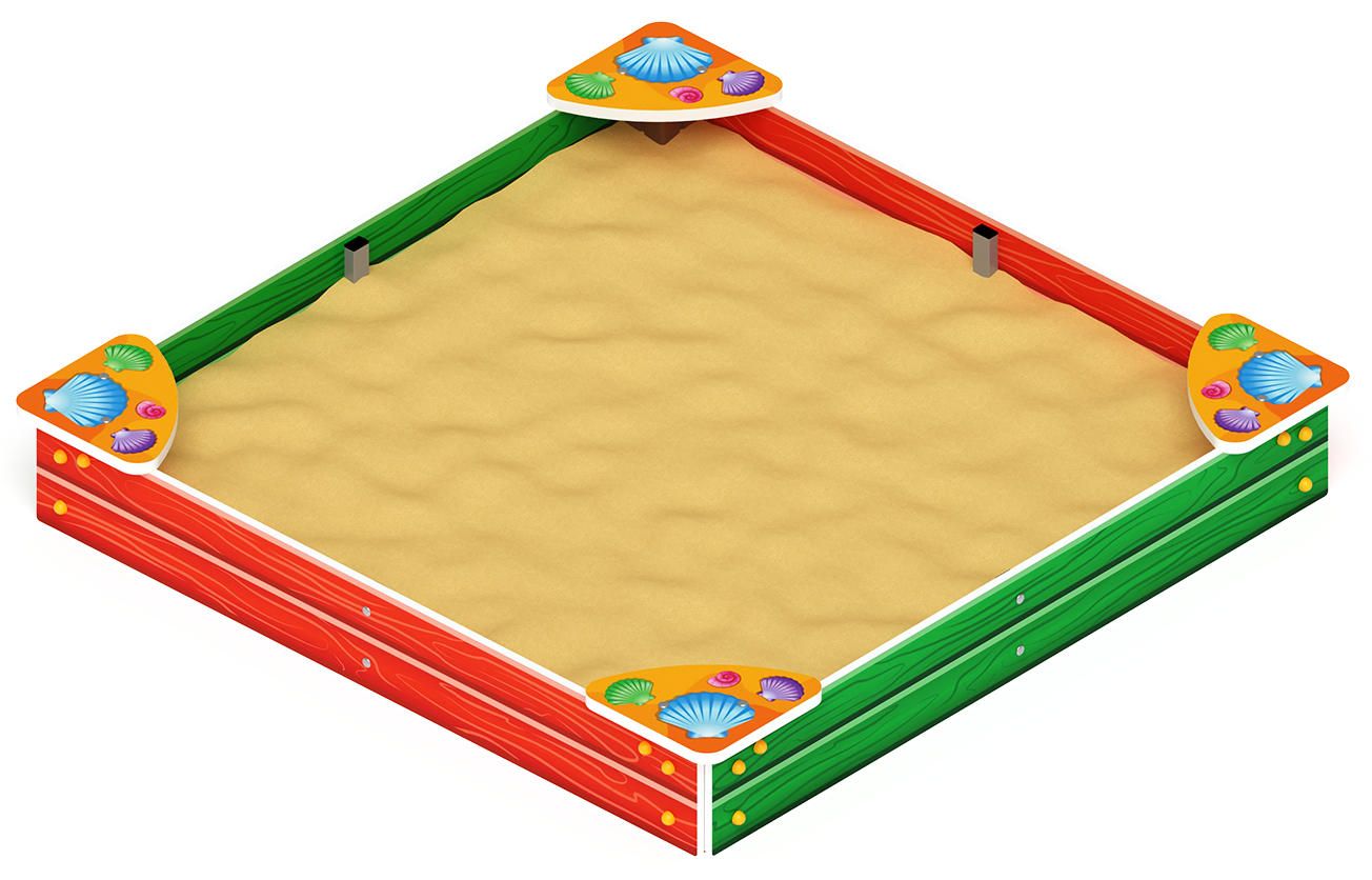 Песочница средняя (Ракушки) - ИО 5.01.02-01