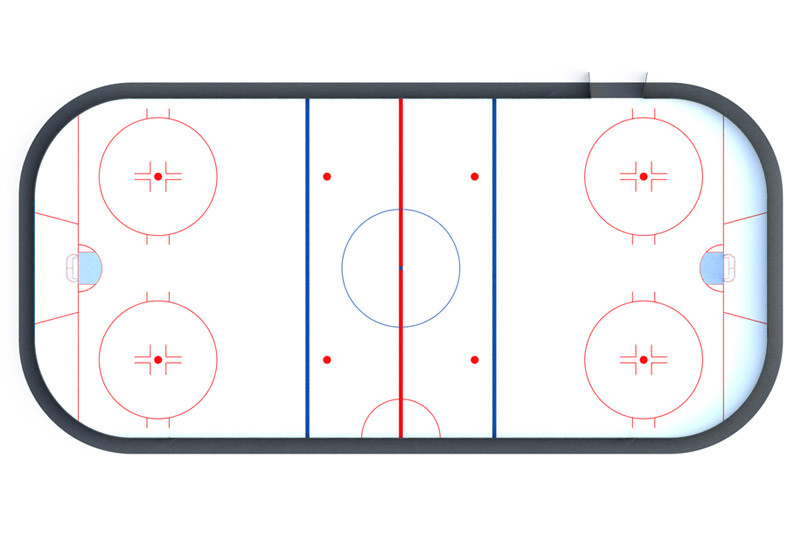 Хоккейная коробка R-7,5м. защитная сетка Н-1500мм за воротами ХОК-1.2
