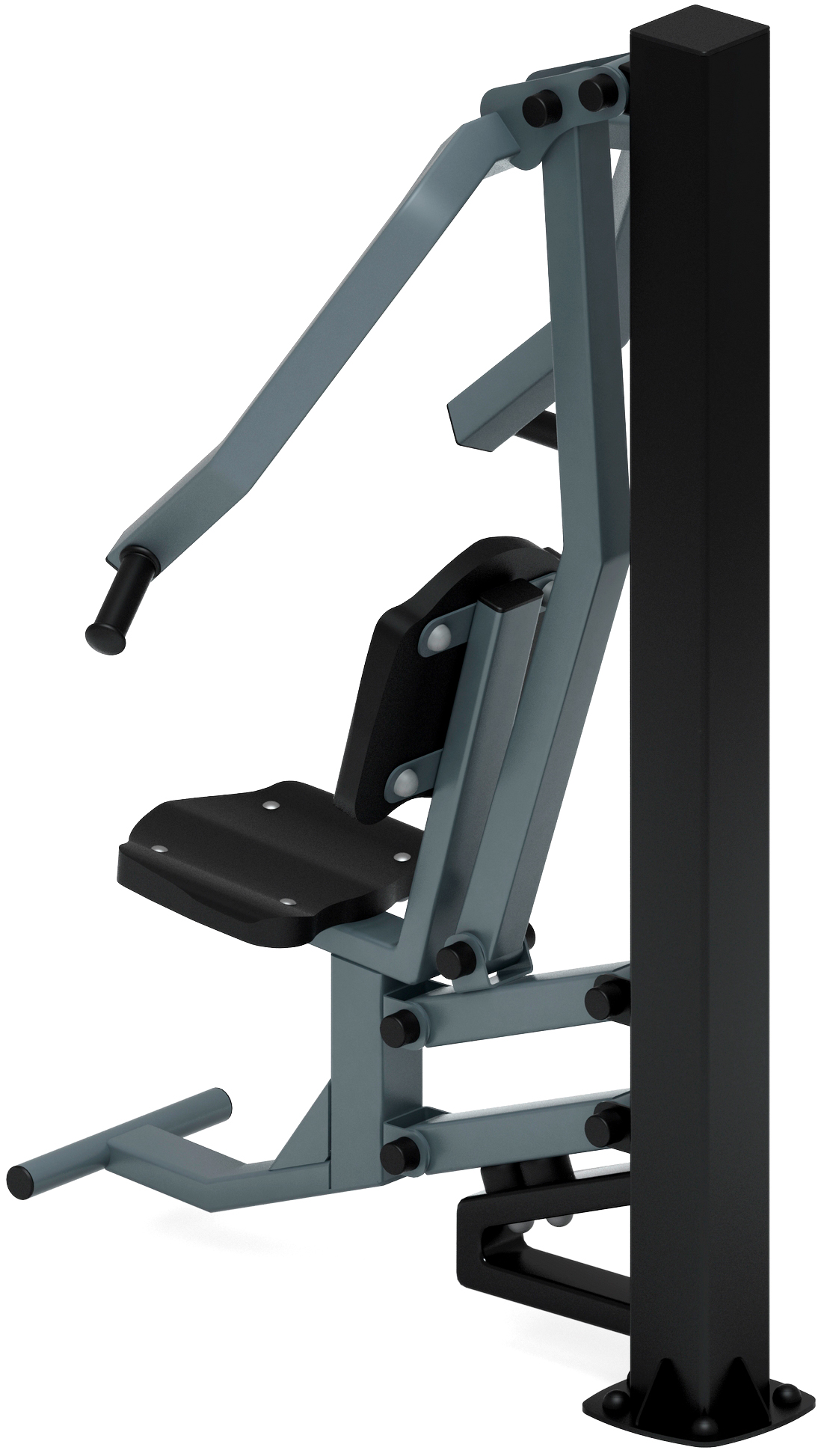 Жим от груди (серый) - Уличный тренажер - СТ 006-13
