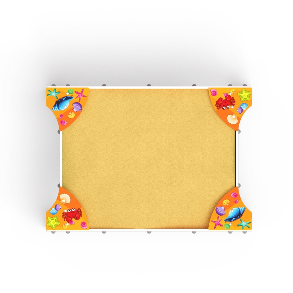 Песочница Солнышко - ДОВ 50.01.02-02 - Забота (Ракушки) Н-1000