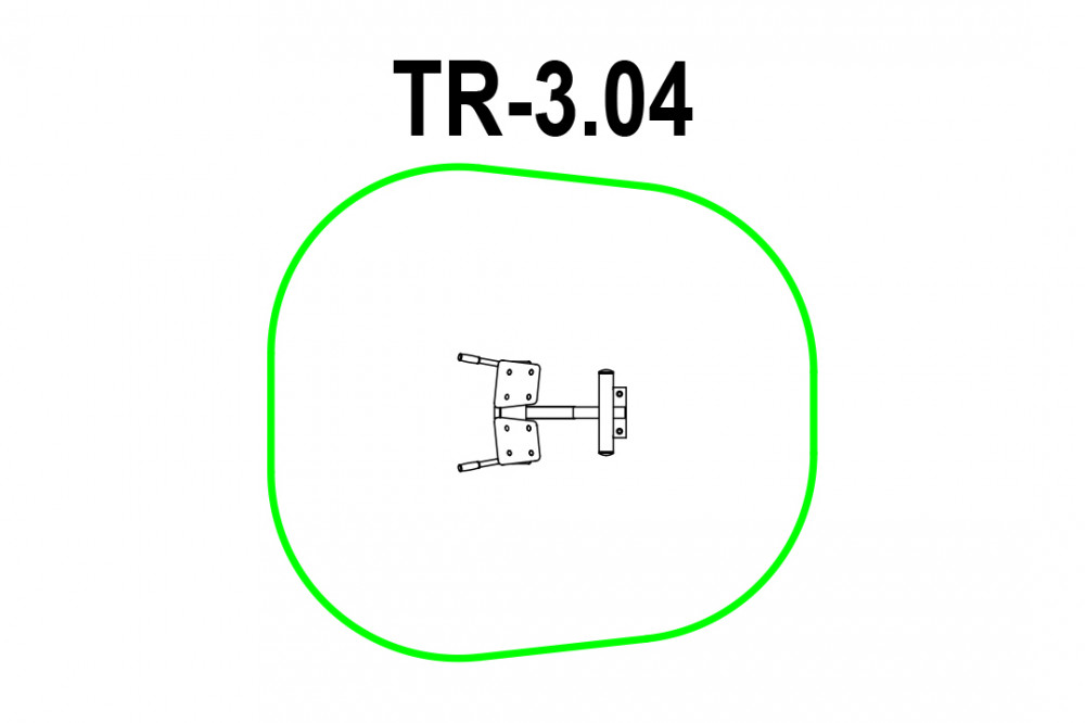 Тренажер «Гиперэкстензия-2» ТР-3.04