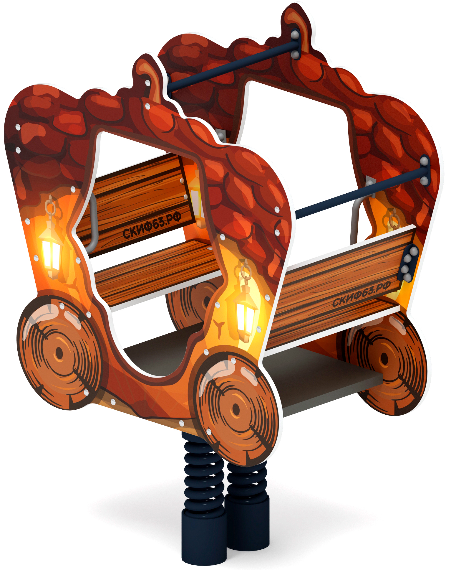 ИО 23.03.03-02 Качалка на пружине карета Желудь