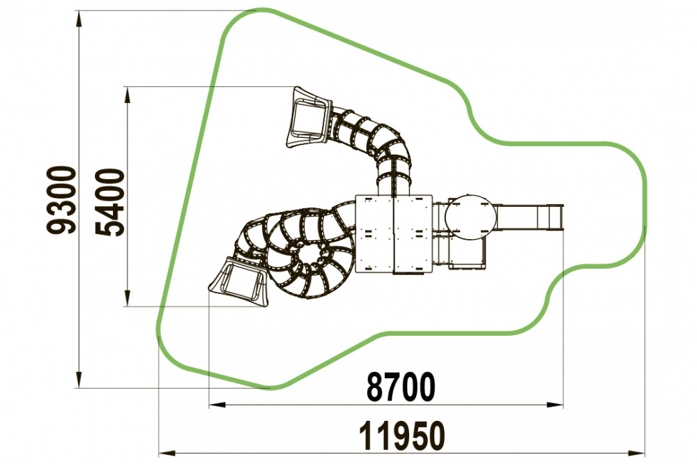 Игровой комплекс "Альпы" ИКС-1.132