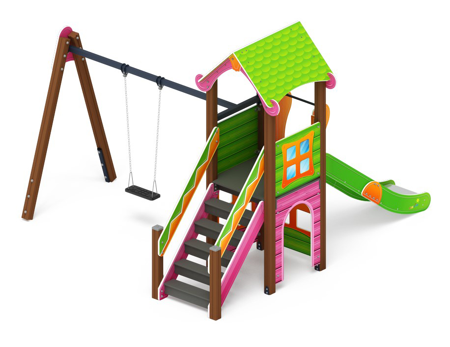 Лукоморье - ДИК 2.25.02-01.С - Игровой комплекс H=1200