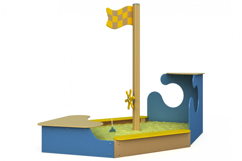 Песочница "Парусник" МФ-1.11