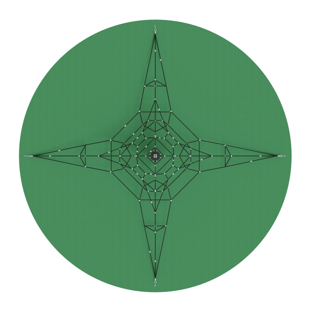 Пирамида - СК 2.05.03-РК сетка на резиновое покрытие