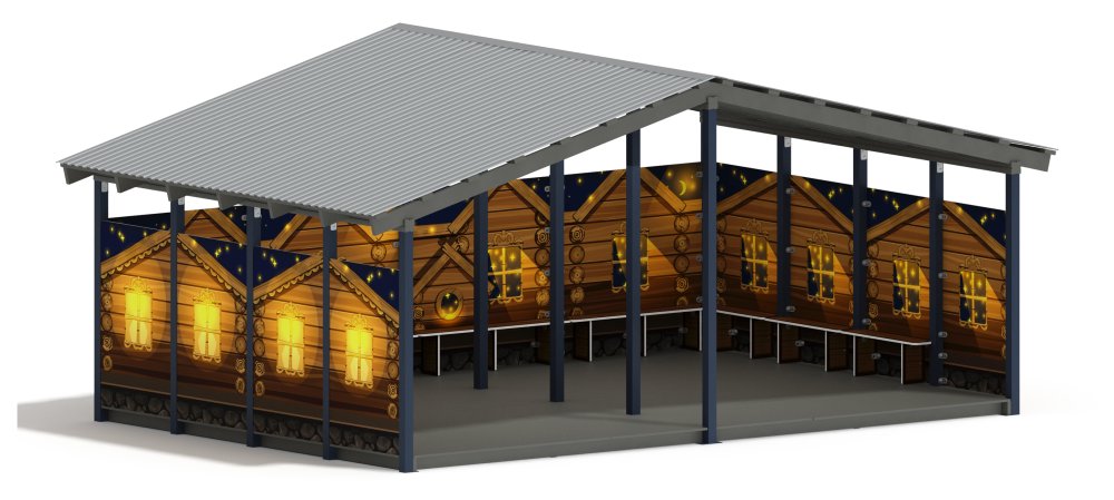 Теневой навес (Эко) - МФ 70.6.4-02