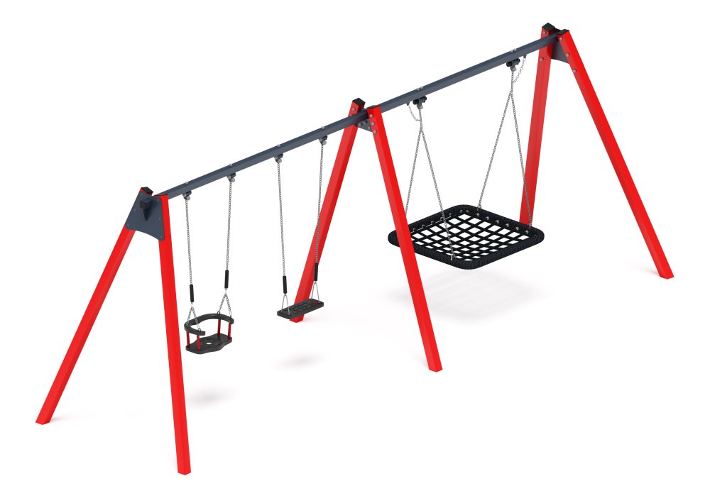 Качели М3 (красный) ИО 13.М.06.03.01.01-01