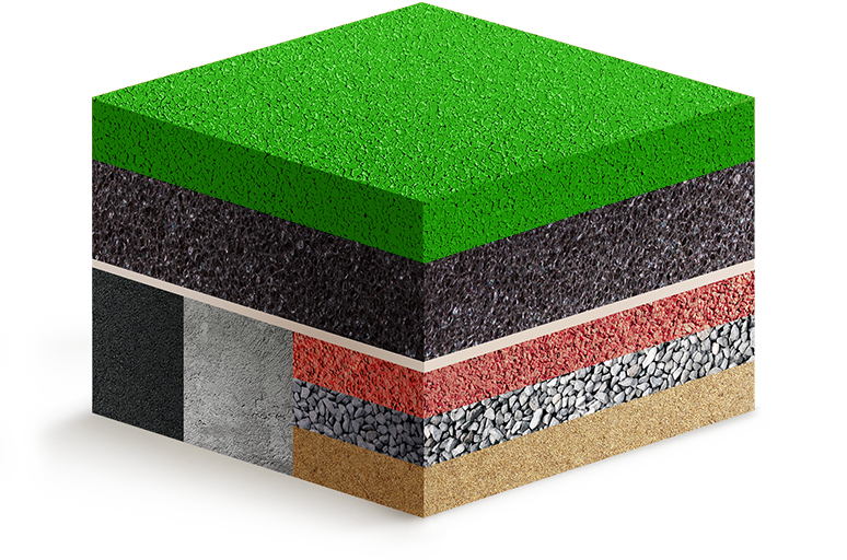 Покрытие из резиновой крошки Sport Comfort