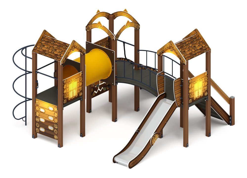 Городок (ЭКО) - ДИК 2.01.3.03-22 - Игровой комплекс H=1200