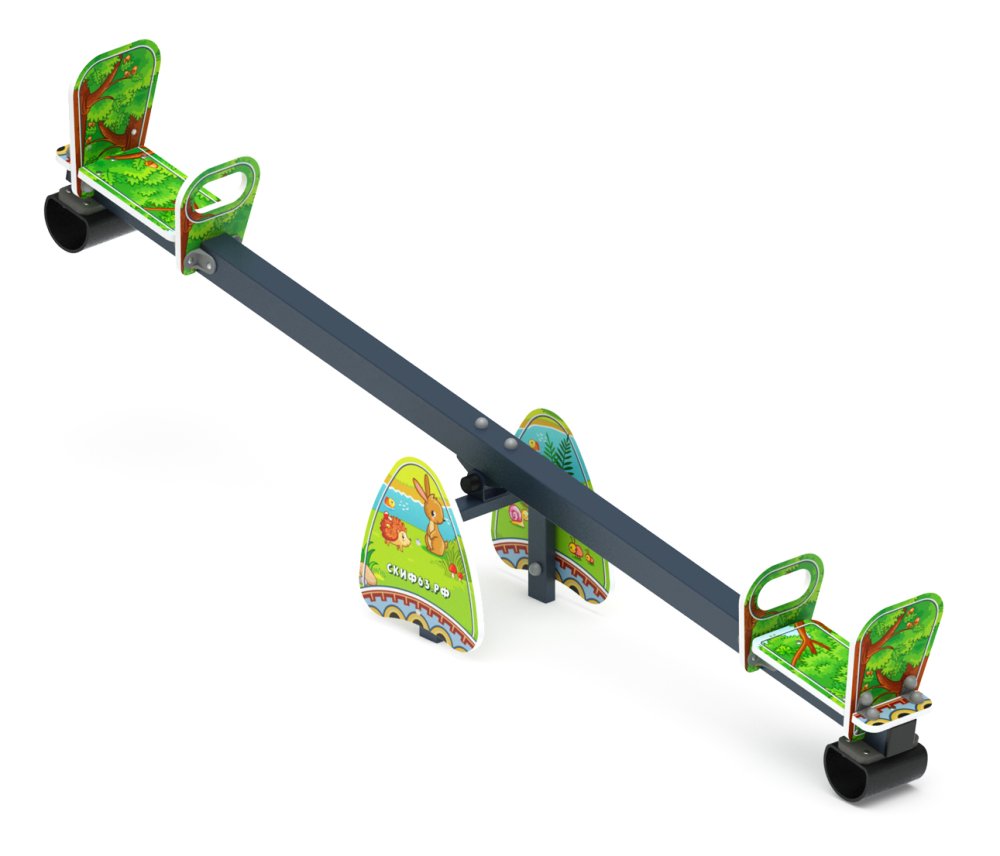 Качалка балансир со спинкой большой (Полянка) - ИО 21.М.01.05-П.02