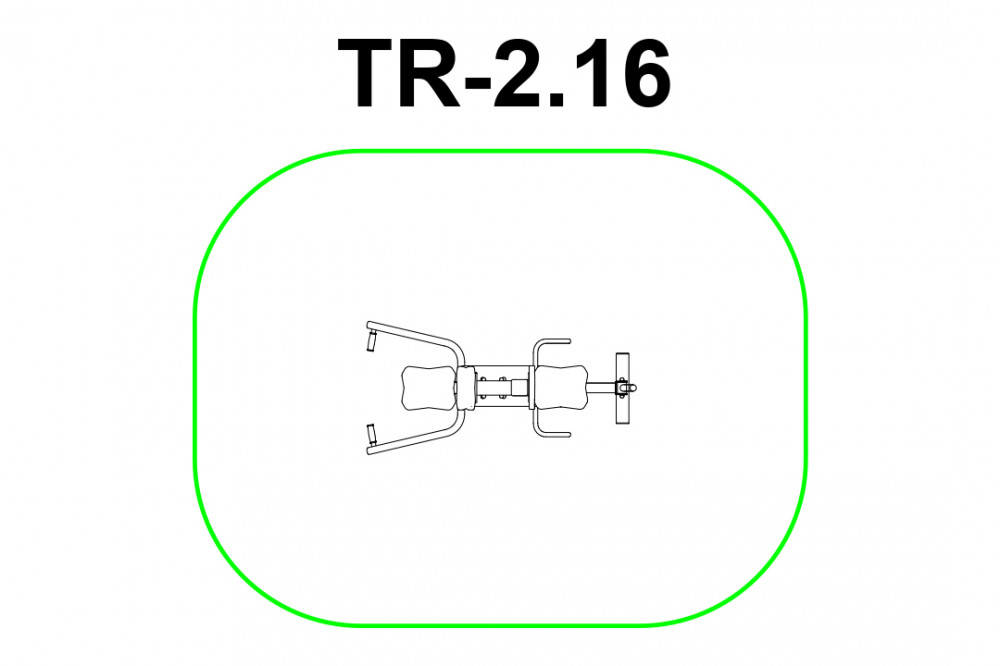 Тренажер двойной «Вертикальная тяга-Флекс» ТР-2.16