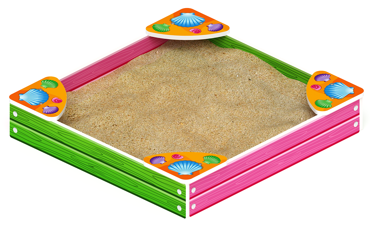 Песочница средняя Лукоморье (Ракушки) - ИО 5.25.01-01