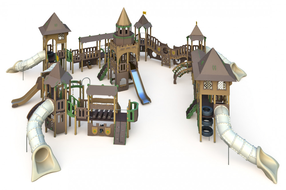 Игровой комплекс "Древнерусский Кремль" ИКС-1.83