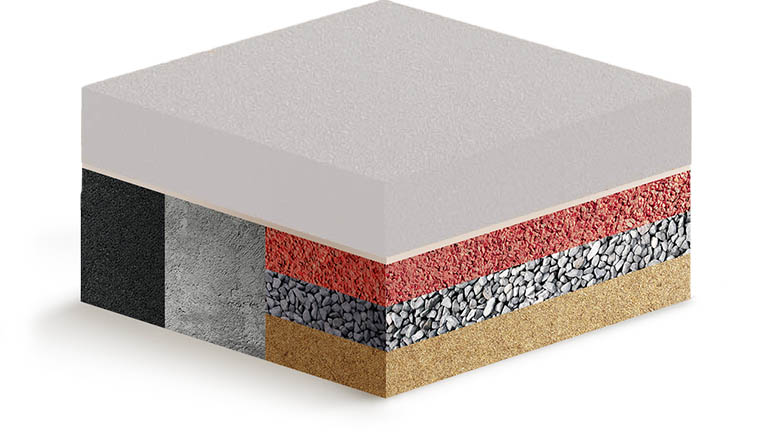 Покрытие из каучуковой крошки Sport Select белое