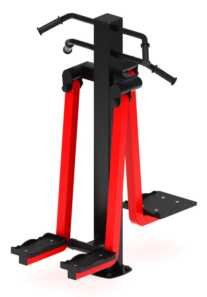 Хипс+Маятник (красный) - Уличный тренажер - СТ 024-11.П