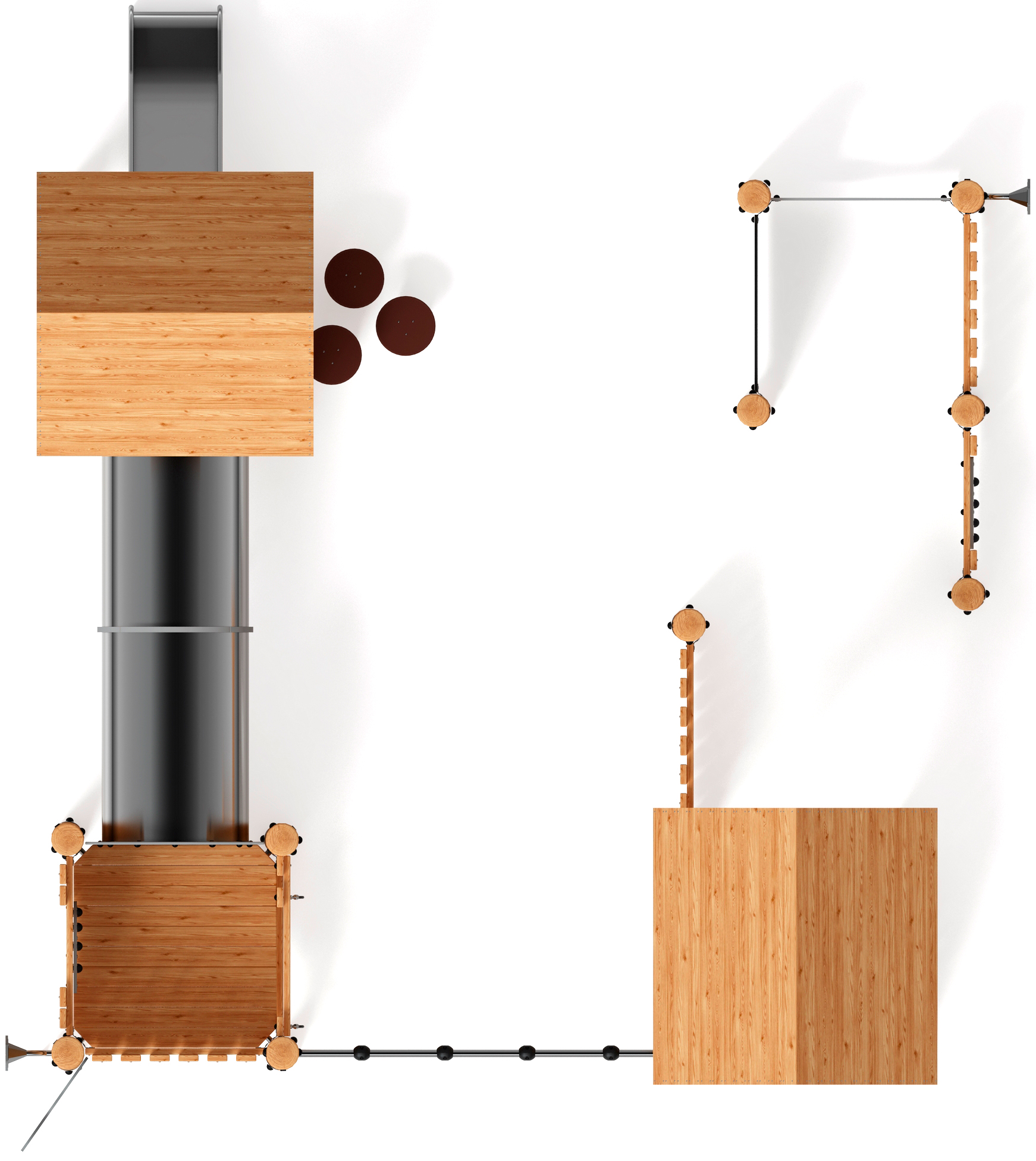 Игровой комплекс (лиственница) ДИК 1.24.02-Л