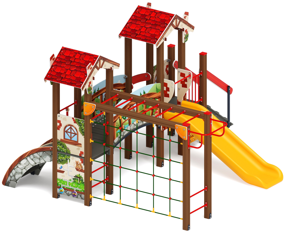 В гостях у сказки горка пластиковая Н 900 ДИК 1.05.01-26