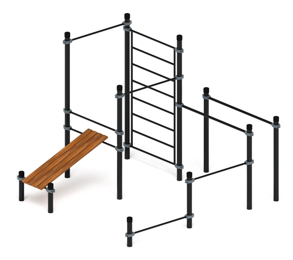 Воркаут 108 серый ВТ 12.21-03