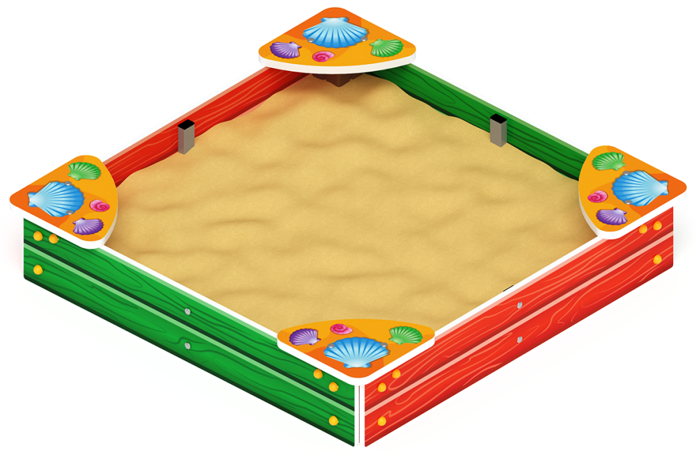 Песочница мини (Ракушки) - ИО 5.01.01-01