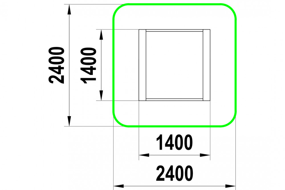 Песочница "Куличики" МФ-1.16