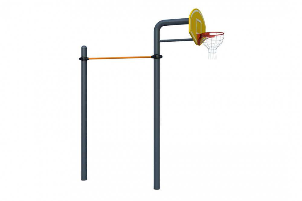 Турник классического хвата, баскетбольная стойка W-06-001