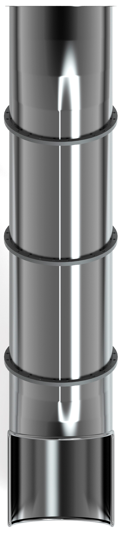 Горка 1500 нержавеющая сталь SNTP 1500.764