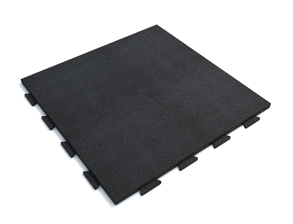 Резиновая плитка 1000х1000х40 мм (грунт) «Ласточкин хвост»