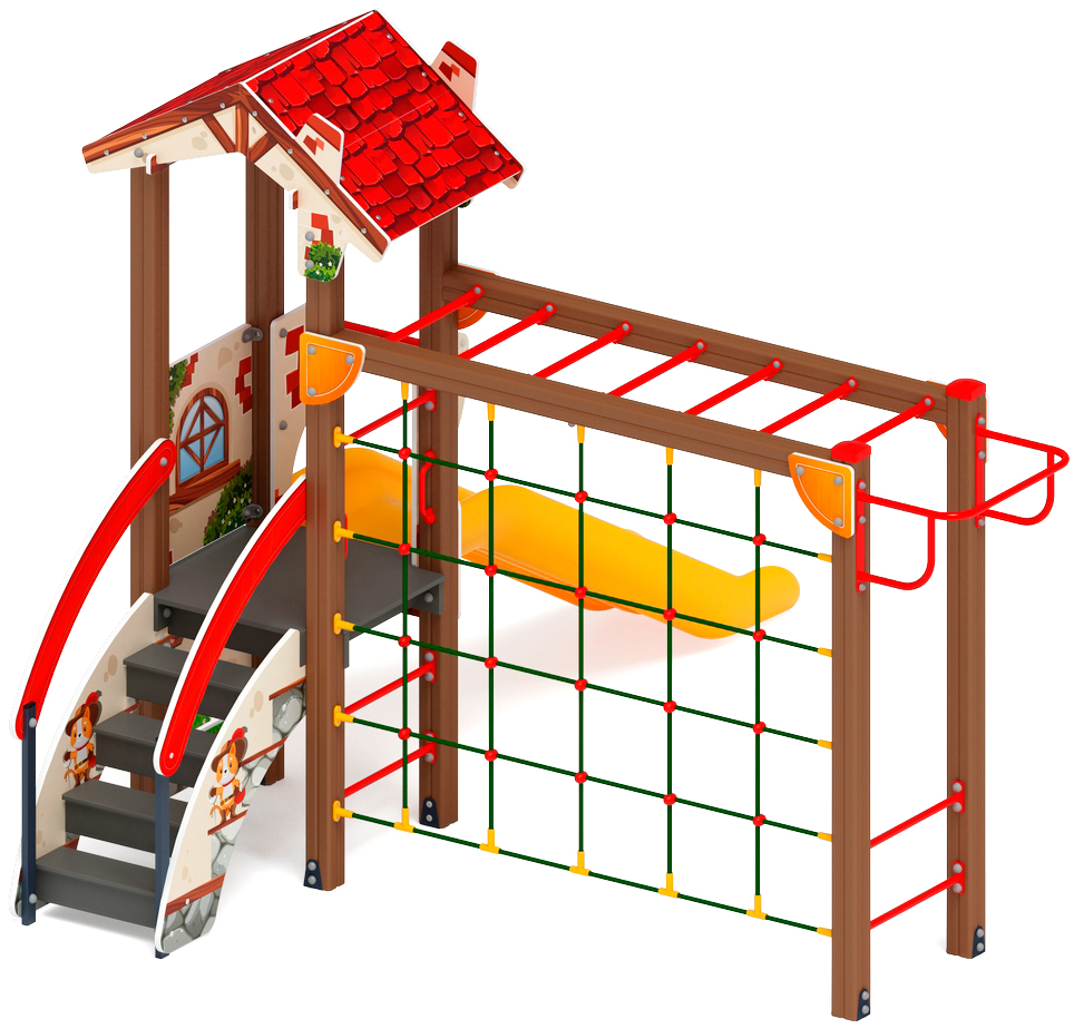 В гостях у сказки горка пластиковая Н 900 ДИК 1.05.01-24