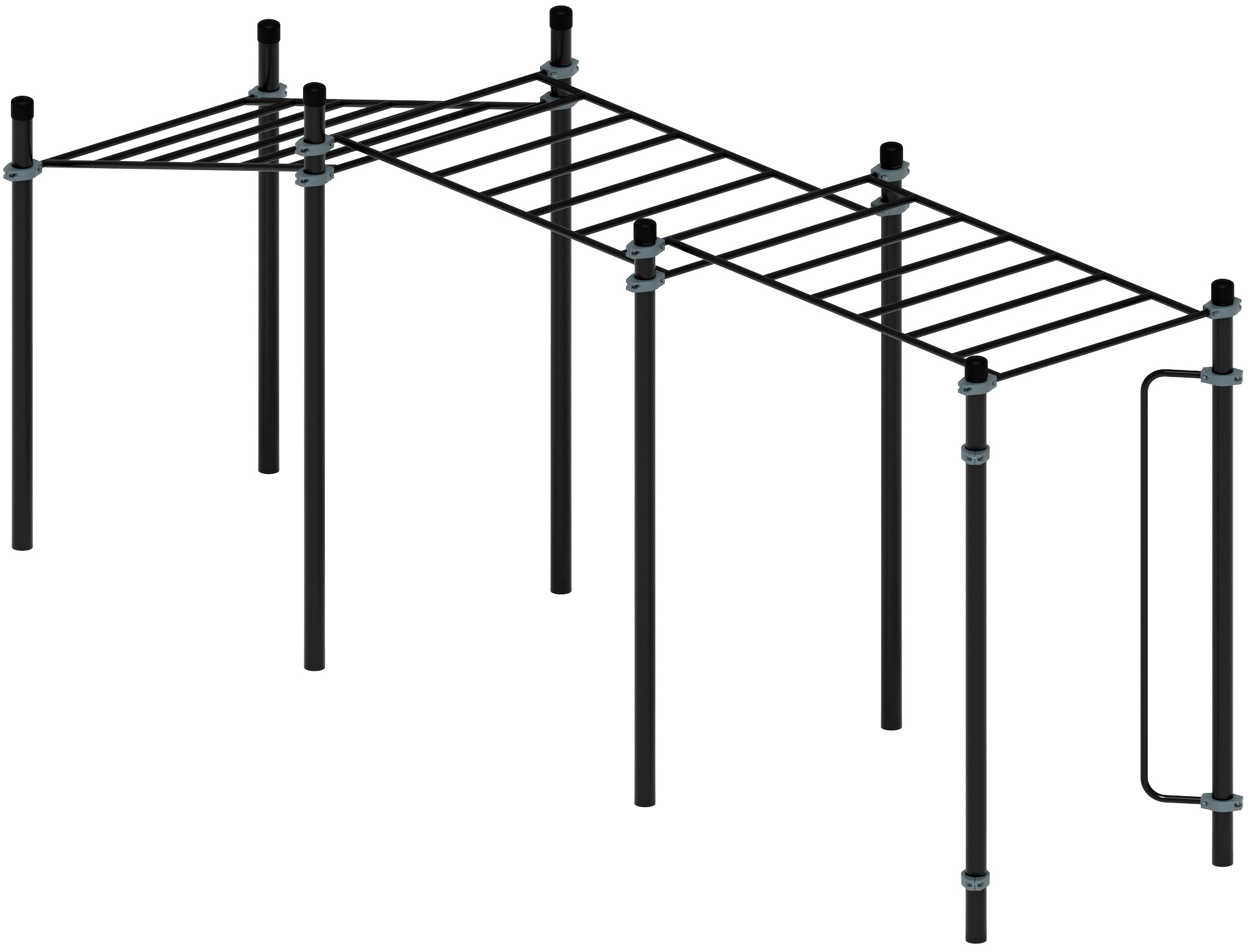 Воркаут ЛОВ 108 серый ВТ 102.11-03