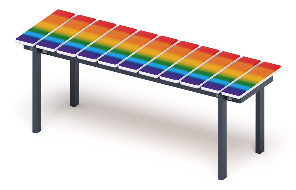 Скамья - МФ 42.01.14 (Радуга)