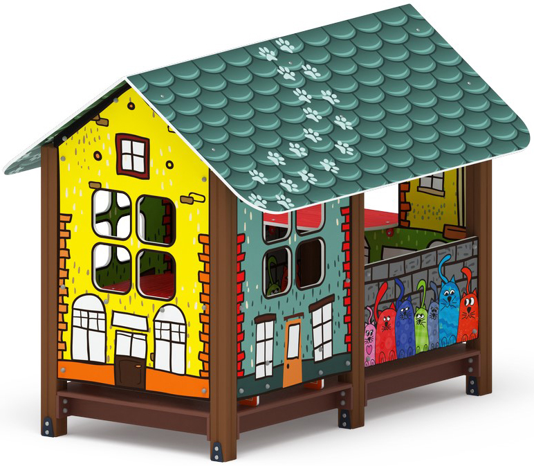 Домик с часами (Город) - МФ 10.01.09-03