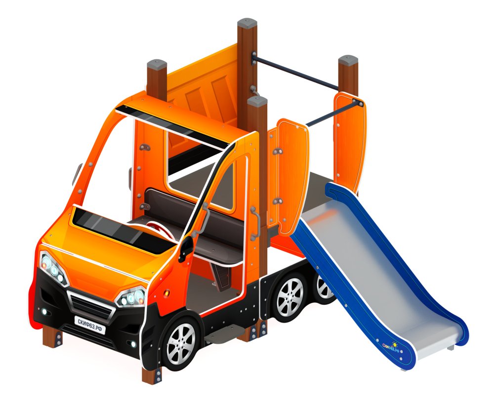 Машинка (оранжевый) тип 1 - ДИК 1.03.1.01-01 - Игровой комплекс H=750
