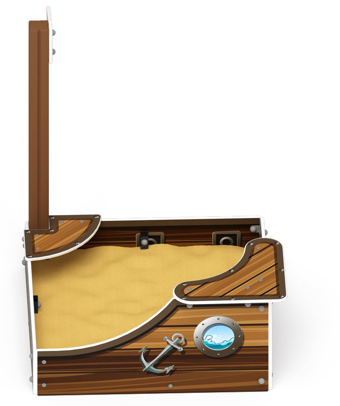 Песочница средняя Кораблик - ИО 5.03.01-02