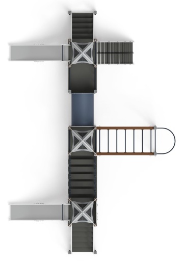 Космопорт (Серый) - ДИК 2.14.05-01 - Игровой комплекс H=1200