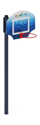 Стойка баскетбольная мини (абстракция) - СО 1.70.01-01