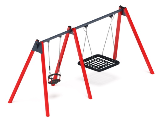 Качели М2 (красный) ИО 12.М.06.01.01-01