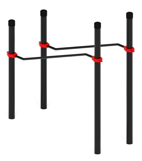 Воркаут ЛОВ 108 красный ВТ 102.03-01