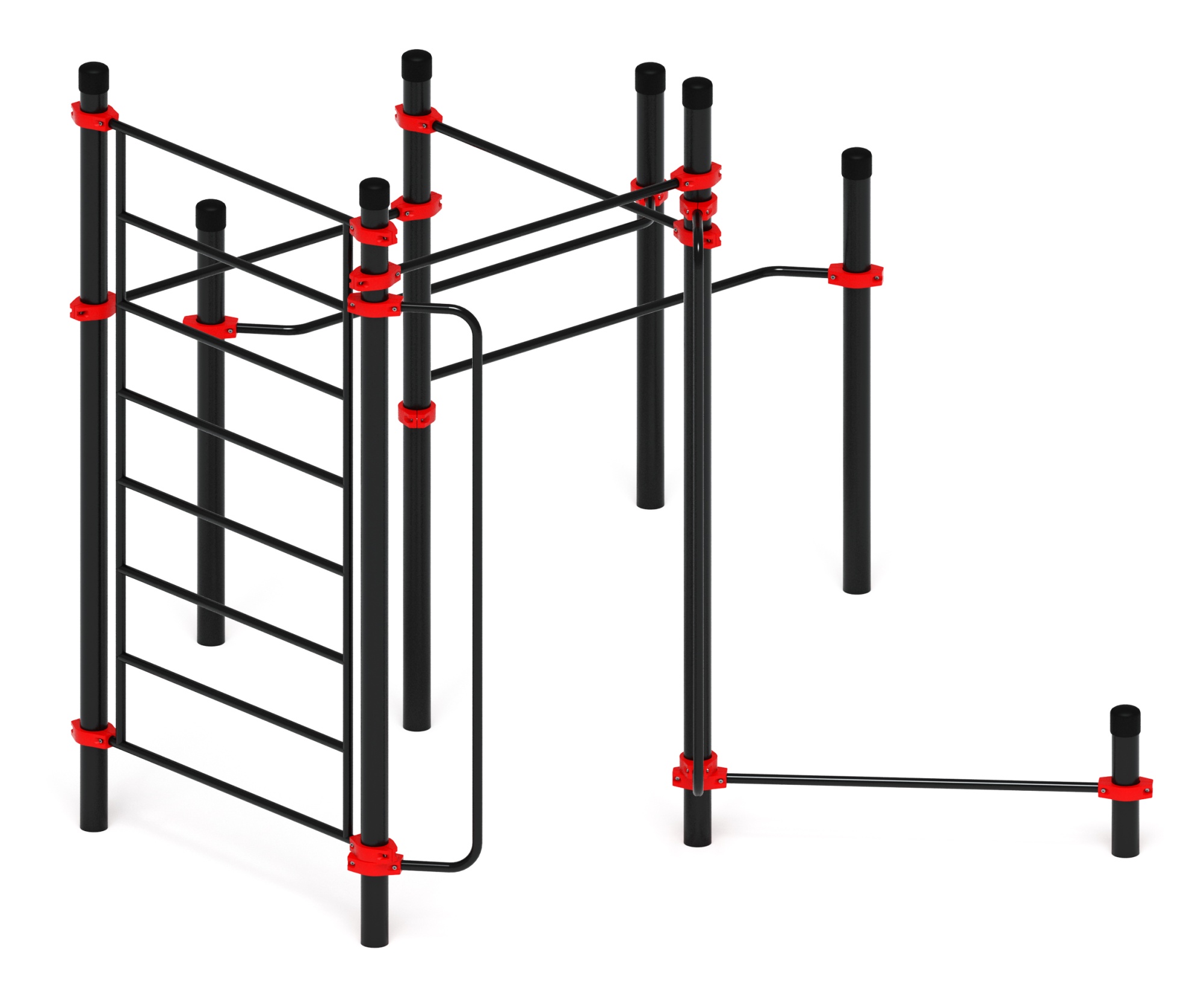 Воркаут ЛОВ 108 красный ВТ 102.15-01