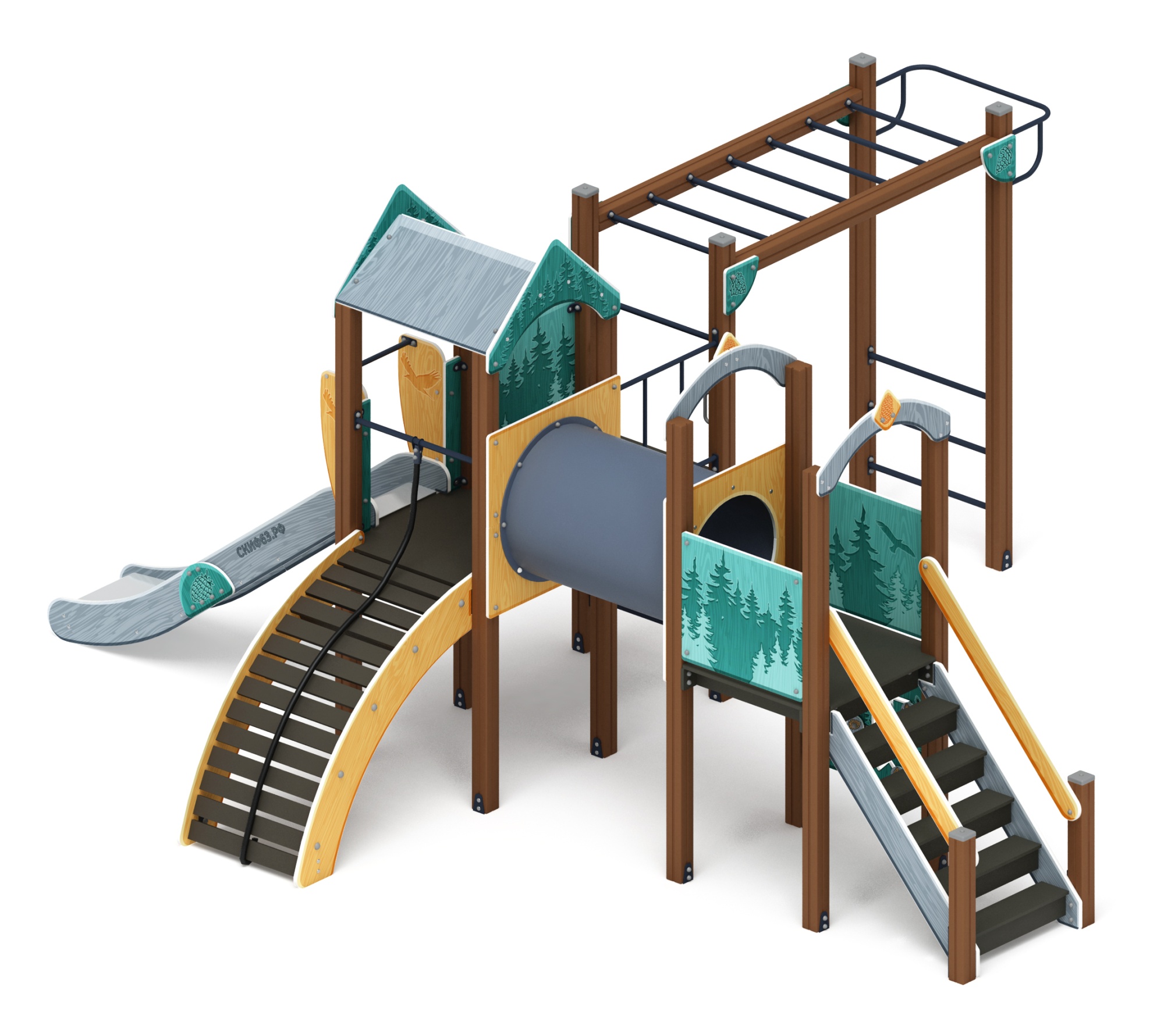 Рада (Тайга) - ДИК 2.01.2.08-23 - Игровой комплекс H=1200