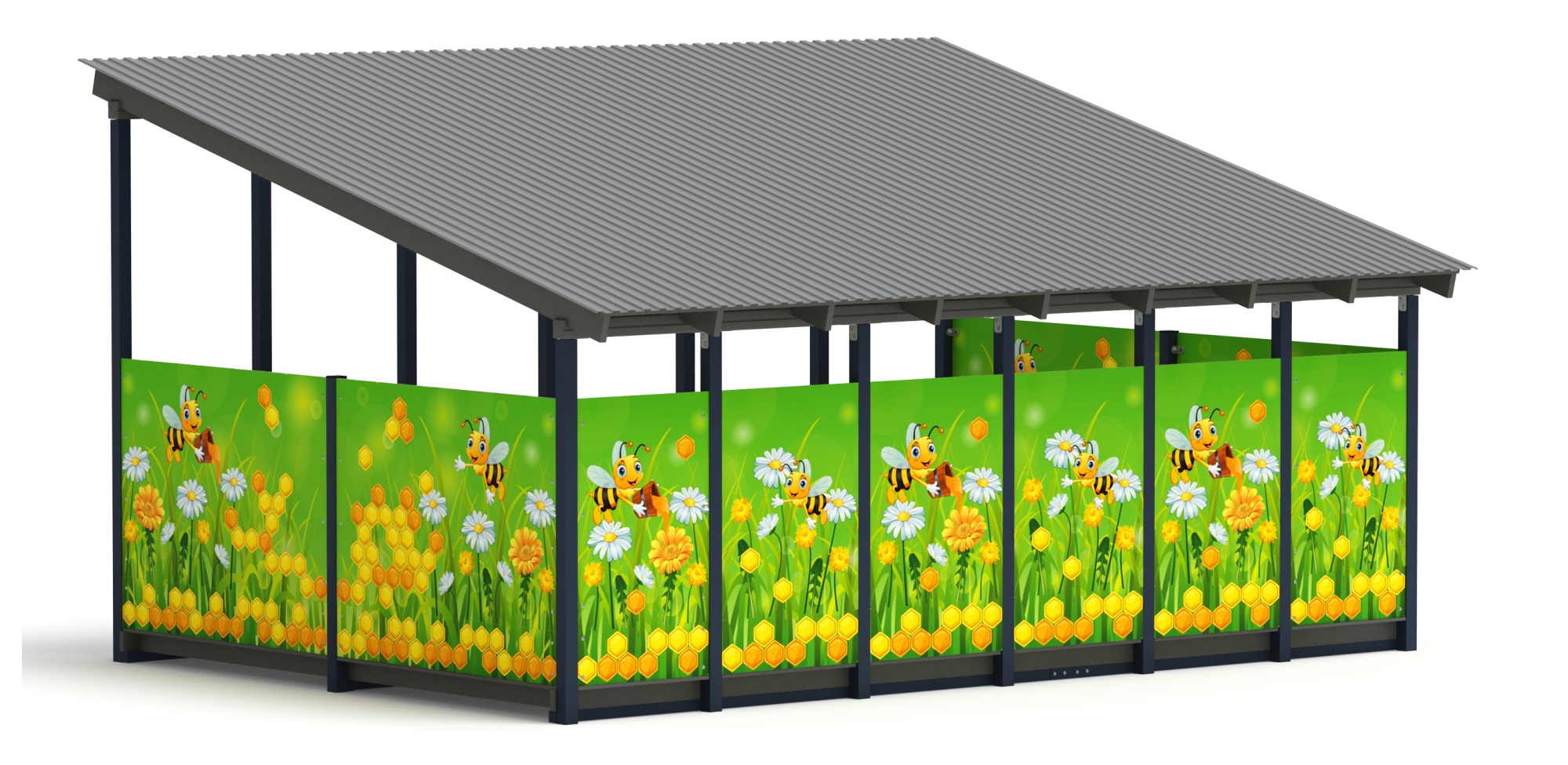 Теневой навес (Пчёлка) - МФ 71.6.4-05